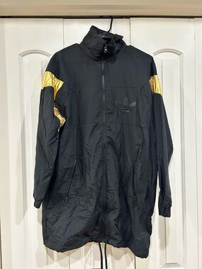 Rare Black and Gold Adidas Jacket